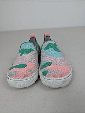 Rothy's kids slip on sneakers in cotton candy colorway kids size 12